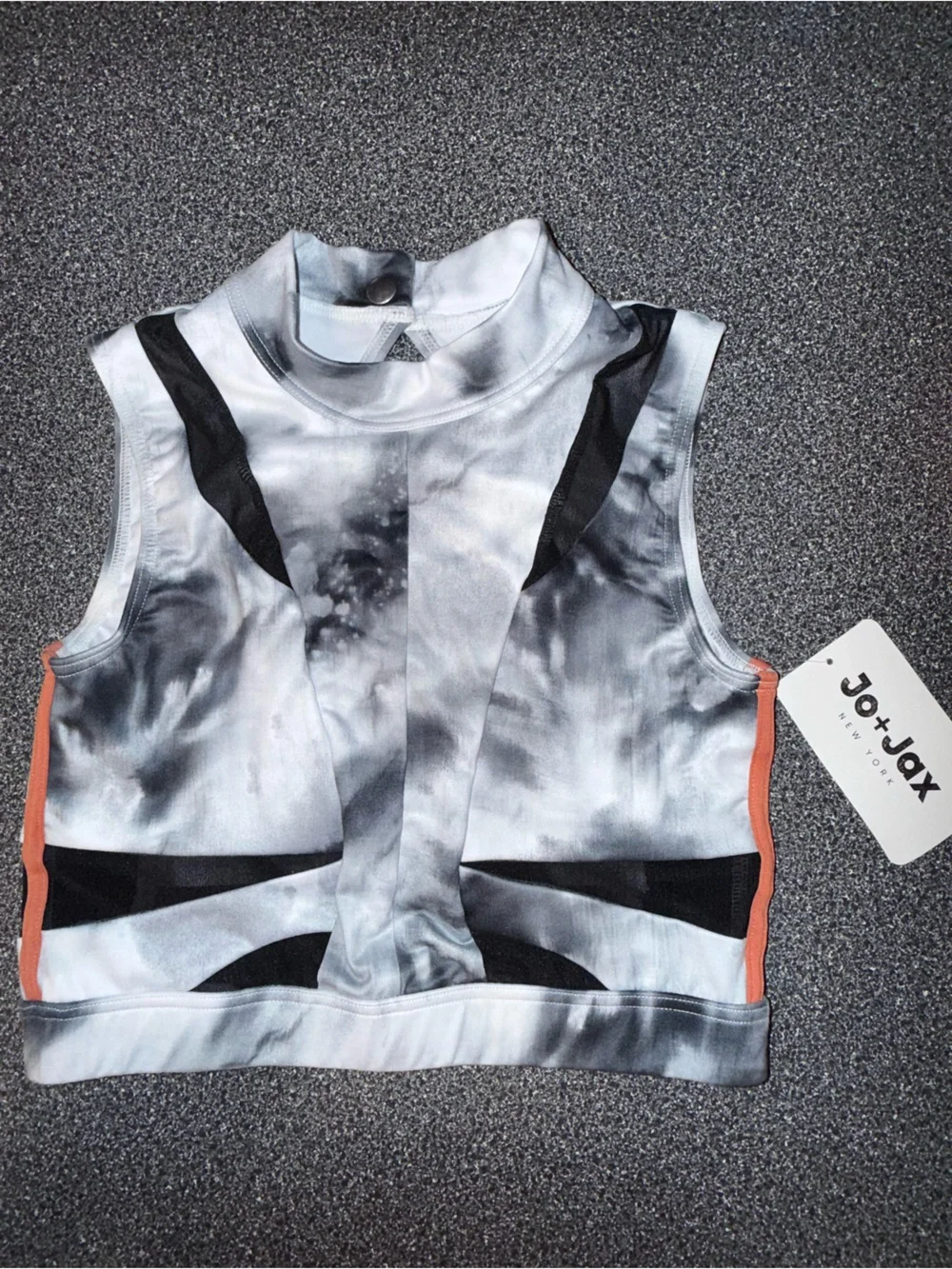 Jo & Jax NWT! Victory Crop Black/White Size Small Adult (2/4)